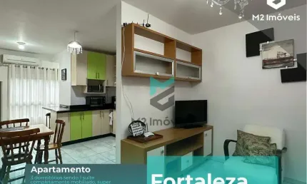 Ao lado do terminal da FORTALEZA com 3 quartos, 1 suíte + 2 dormitórios - Semi Mobiliado