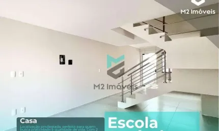 Casa com 2 suítes à venda, 88 m² - escola agrícola - blumenau/sc