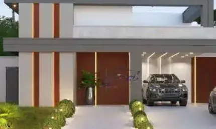 Casa térrea estilo contemporâneo no condomínio Vintage - Granja Viana