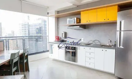 Apartamento com 1 dormitório à venda, 32 m²  - pinheiros - são paulo/sp