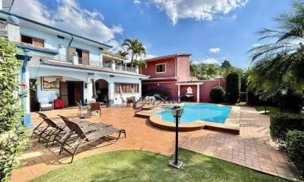 Casa com 6 quartos (5 suítes) à venda, 528 m²  - chácara vale do rio cotia - fazendinha - granja viana - carapicuíba/sp