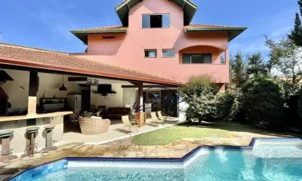 Casa com 4 quartos (4 suítes) à venda, 407 m² - são paulo ii - granja viana - cotia/sp
