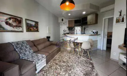 Apartamento tipo Flat com 1 dormitório à venda, 40 m² - Morumbi - Vila Andrade - São Paulo/SP