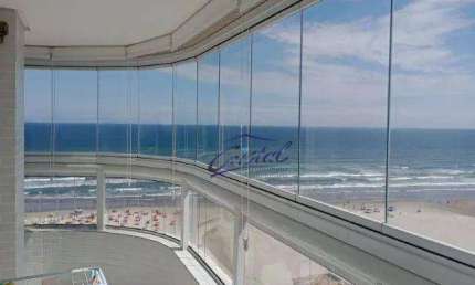 Apartamento com 2 dormitórios à venda, 107 m² por R$ 970.000 - Aviação - Praia Grande/SP