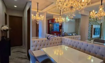 Apartamento com 2 dormitórios à venda, 66 m² por r$ 480.000 - guilhermina - praia grande/sp