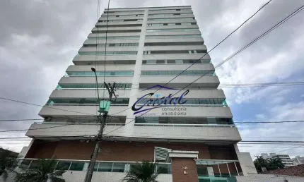 Apartamento com 3 dormitórios à venda, 101 m² por r$ 780.000 - guilhermina - praia grande/sp
