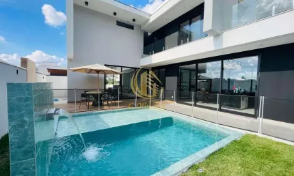 Venda de sobrado em condomínio de luxo em jundiaí-sp: 4 quartos, 3 suítes, 3 salas, 4 banheiros, 4 vagas, 325m².