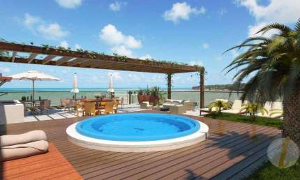 Cobertura duplex a beira mar de Cabo Branco, João Pessoa - AD0020.
