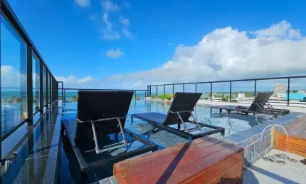 Flat com 1 dormitório à venda, 15 m² por R$ 380.000,00 - Cabo Branco - João Pessoa/PB
