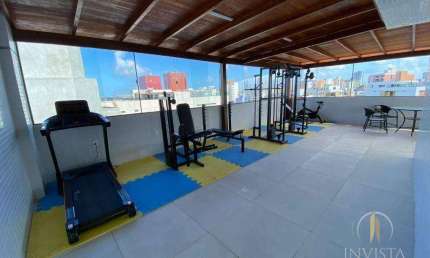 Apartamento com 1 dormitório para alugar, 42 m² por R$ 2.700,01/mês - Bessa - João Pessoa/PB