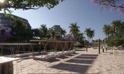 Flat com 1 dormitório à venda, 36 m² por R$ 684.950,00 - Ponta de Campina - Cabedelo/PB
