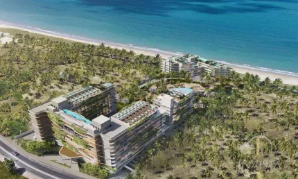 Flat com 1 dormitório à venda, 58 m² por R$ 1.130.792,23 - Ponta de Campina - Cabedelo/PB