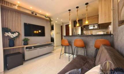 Flat com 1 dormitório à venda, 35 m² por R$ 450.000,00 - Ponta de Campina - Cabedelo/PB