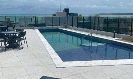 Apartamento com 1 dormitório para alugar, 47 m² por R$ 3.300,01/mês - Cabo Branco - João Pessoa/PB