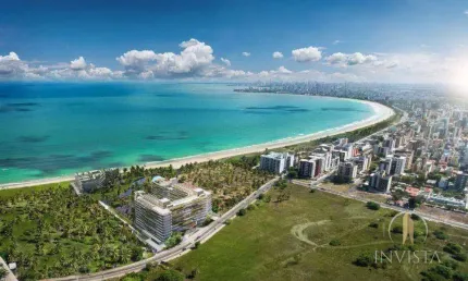 Flat com 1 dormitório à venda, 29 m² por R$ 650.000,00 - Ponta de Campina - Cabedelo/PB
