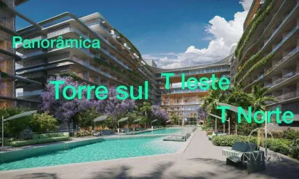 Flat com 1 dormitório à venda, 36 m² por R$ 684.950,00 - Ponta de Campina - Cabedelo/PB