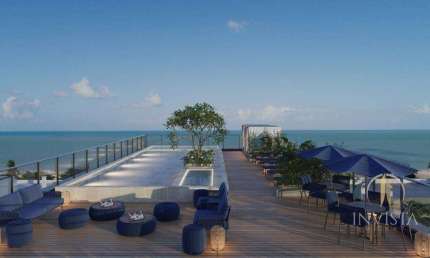 Flat com 1 dormitório à venda, 17 m² por R$ 319.630,63 - Cabo Branco - João Pessoa/PB
