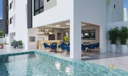 Apartamento com 2 dormitórios à venda, 50 m² por R$ 468.000,00 - Jardim Luna - João Pessoa/PB
