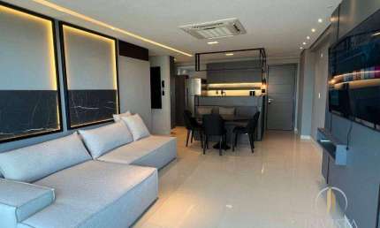 Apartamento com 1 dormitório para alugar, 67 m² por R$ 5.979,01/ano - Altiplano Cabo Branco - João Pessoa/PB
