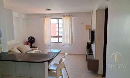 Flat com 1 dormitório à venda, 40 m² por R$ 480.000,00 - Cabo Branco - João Pessoa/PB