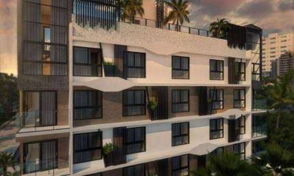 Flat com 1 dormitório à venda, 23 m² por R$ 224.300,00 - Intermares - Cabedelo/PB
