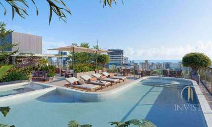 Flat com 1 dormitório à venda, 41 m² por R$ 694.881,12 - Manaíra - João Pessoa/PB
