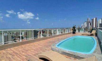 Apartamento com 2 dormitórios para alugar, 65 m² por R$ 4.200/mês - Cabo Branco - João Pessoa/PB