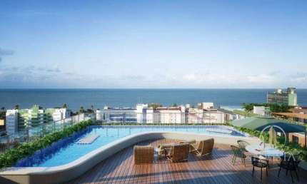 Apartamento com 2 dormitórios à venda, 60 m² por R$ 981.146,00 - Cabo Branco - João Pessoa/PB