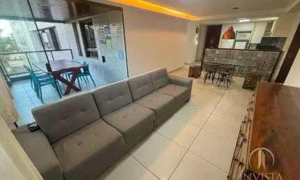 Apartamento com 3 dormitórios à venda, 116 m² por R$ 1.200.000,00 - Ponta de Campina - Cabedelo/PB