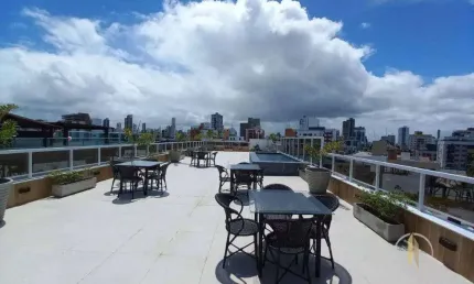 Apartamento com 1 dormitório para alugar, 39 m² por R$ 2.800,01/mês - Bessa - João Pessoa/PB