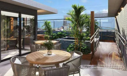 Apartamento com 3 dormitórios à venda, 53 m² por R$ 523.518,32 - Intermares - Cabedelo/PB