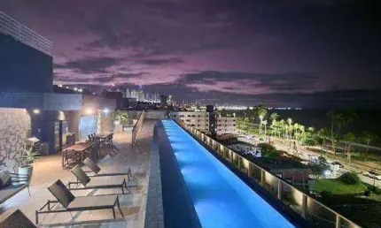 Flat com 1 dormitório à venda, 43 m² por R$ 700.000 - Cabo Branco - João Pessoa/PB