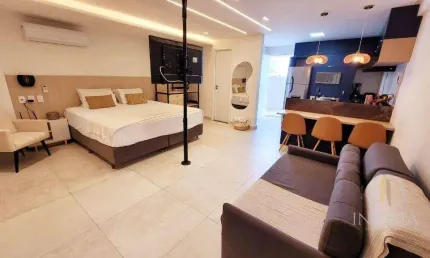 Flat com 1 dormitório à venda, 37 m² por R$ 570.000,00 - Cabo Branco - João Pessoa/PB