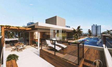 Flat com 1 dormitório à venda, 29 m² por R$ 295.000,00 - Intermares - Cabedelo/PB
