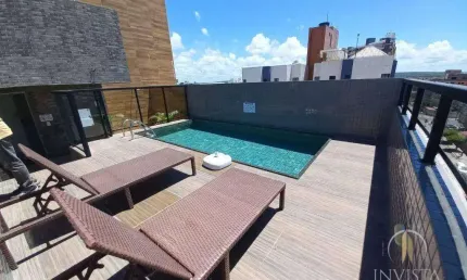 Apartamento com 2 dormitórios para alugar, 60 m² por R$ 3.200,01/mês - Intermares - Cabedelo/PB