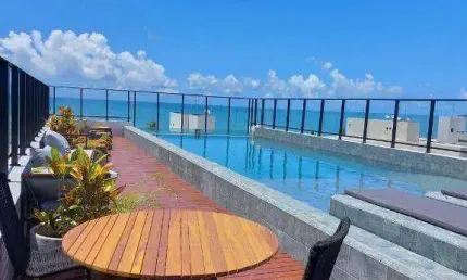 Flat com 1 dormitório à venda, 23 m² por r$ 499.000,00 - jardim oceania - joão pessoa/pb