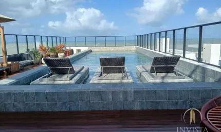 Flat com 1 dormitório para alugar, 17 m² por r$ 2.800,01/mês - jardim oceania - joão pessoa/pb