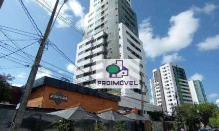 Apartamento com 1 dormitório para alugar, 35 m² por R$ 2.420,00/mês - Boa Viagem - Recife/PE
