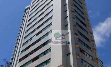 Studio com 1 dormitório para alugar, 40 m² por R$ 2.300,00/mês - Boa Viagem - Recife/PE