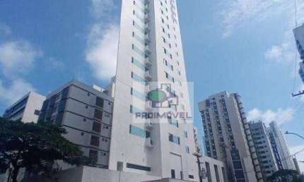 Apartamento com 1 dormitório para alugar, 45 m² por R$ 3.547,00/mês - Boa Viagem - Recife/PE