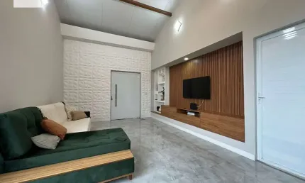 Casa de alto padrão com estilo moderno, próximo a Washington Luíz