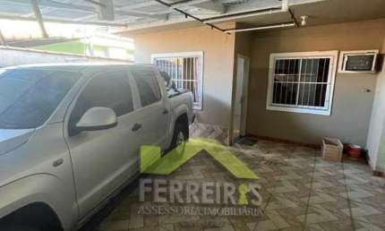 Casa linear com garagem em Santa Cruz da Serra, financiada pelo banco