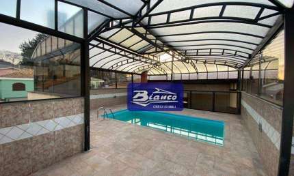Sobrado Alto Padrão Jardim Maia com piscina, 4 suítes, etc. junto ao Bosque Maia em Guarulhos-SP