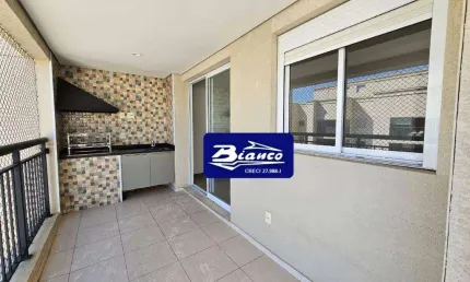 Apartamento com varanda gourmet ao lado do parque shopping maia