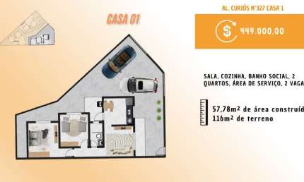 LINDA CASA GEMINADA LINEAR NO MASTERVILLE EM SARZEDO