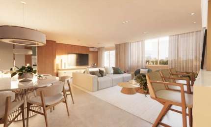 Confortável apartamento tipo para venda com 2 quartos, sendo 1 suíte, 130m²