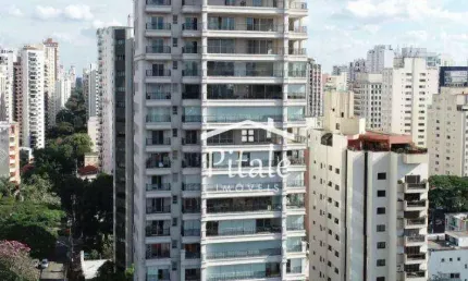 Apartamento com 4 dormitórios à venda, 403 m² por r$ 8.500.000 - moema - são paulo/sp