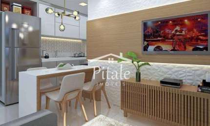 Apartamento com 2 dormitórios à venda, 38 m² por R$ 200.000,00 - Parque Nações Unidas - São Paulo/SP