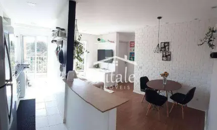 Apartamento com 2 dormitórios à venda, 47 m² por r$ 264.000,00 - granja clotilde - cotia/sp