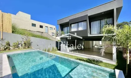 Sobrado com 4 dormitórios à venda, 393 m² por R$ 3.390.000,00 - Paisagem Renoir - Cotia/SP